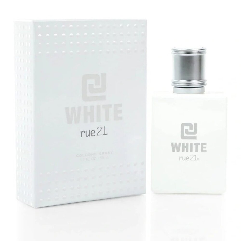 Rue21 CJ Mens White Eau De Cologne Spray Bottle 3.4 fl. oz 100ml  New In Box Big